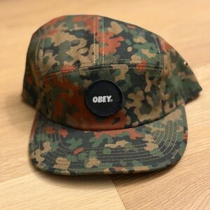 Obey Multicolor Camouflage Hat